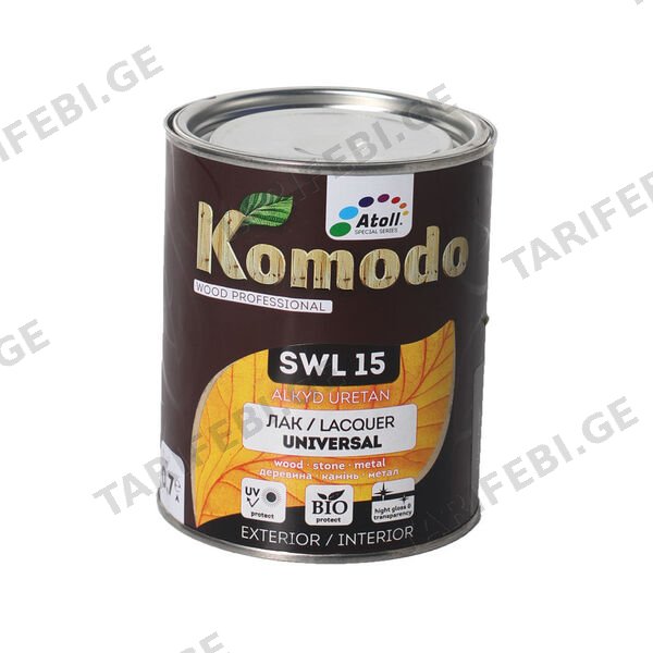 0.7ლტ ლაქი ტიკი KOMODO SWL-15
