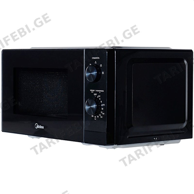 მიკროტალღური ღუმელი MIDEA MM7P012MZ-B (1020 W, 19 L)