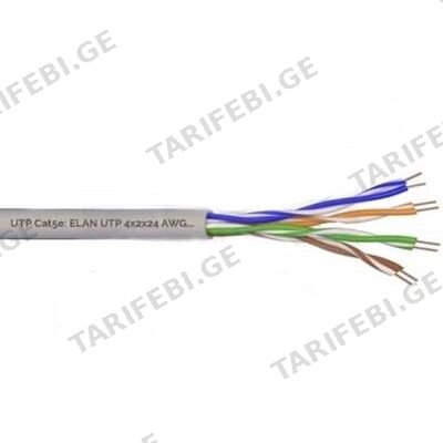 ქსელის კაბელი Elan UTP CAT5e 4x2x24AWG_098243 (305მ)