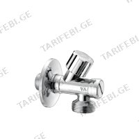 (1/2"x3/4") კუთხის ვენტილი ფილტრით VA-ALBERTONI
