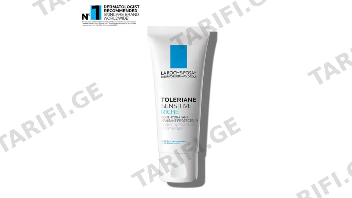ლა როშ-პოზე სახის კრემი 8348 Toleriane Sensitive Riche დამატენ.პრობიოტ.ფორმულით მშრ.მგრძ.კან.40მლ *