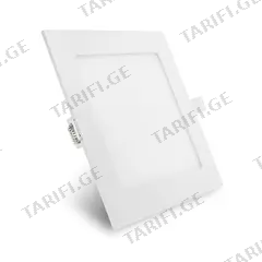 პანელი LED XG008 12W 3000K კვადრატი