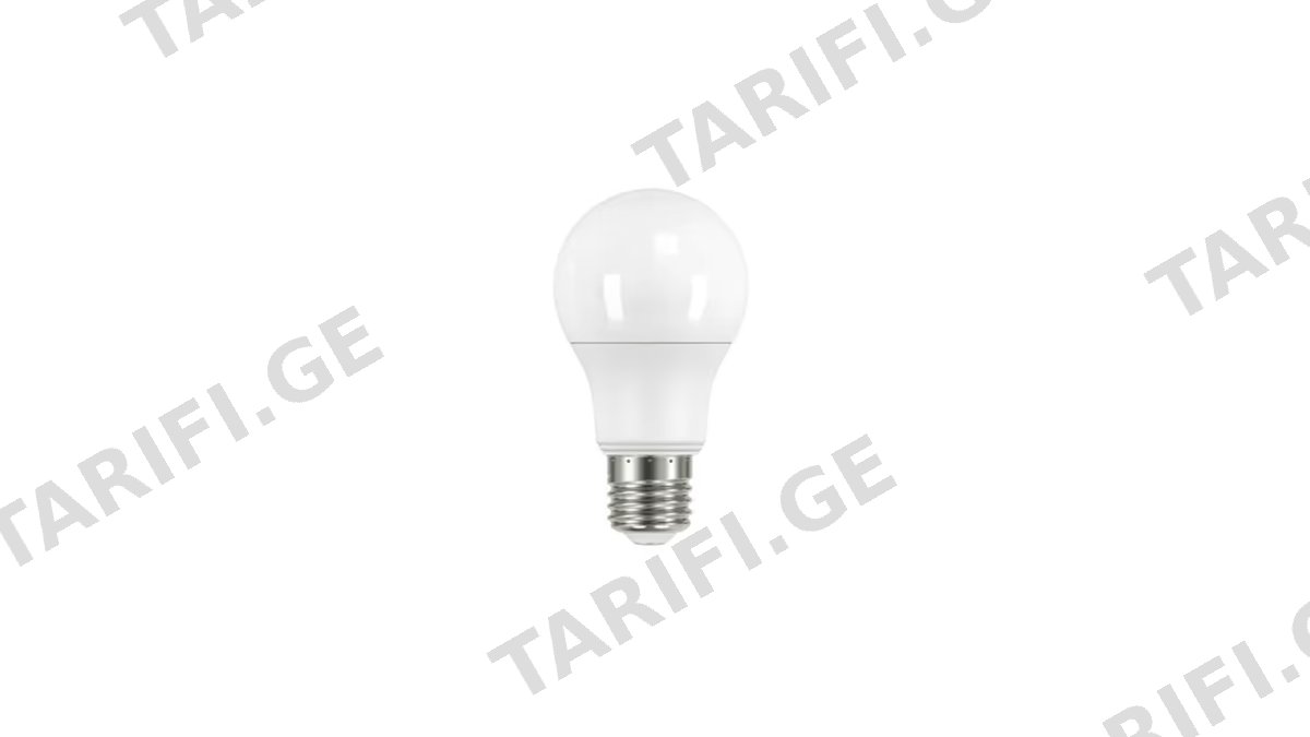 LED ნათურა სტანდ. 9W E27 6500K-1ც
