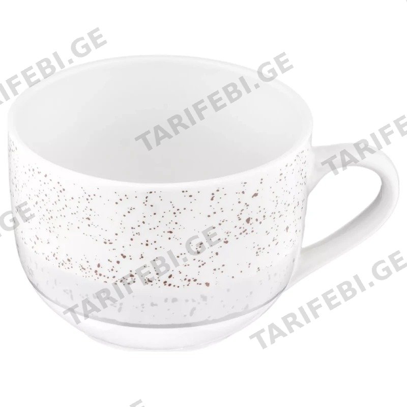 ჭიქა ARDESTO AR2950SW SIENA ფაიფურის 500 მლ თეთრი/ნაცრისფერი