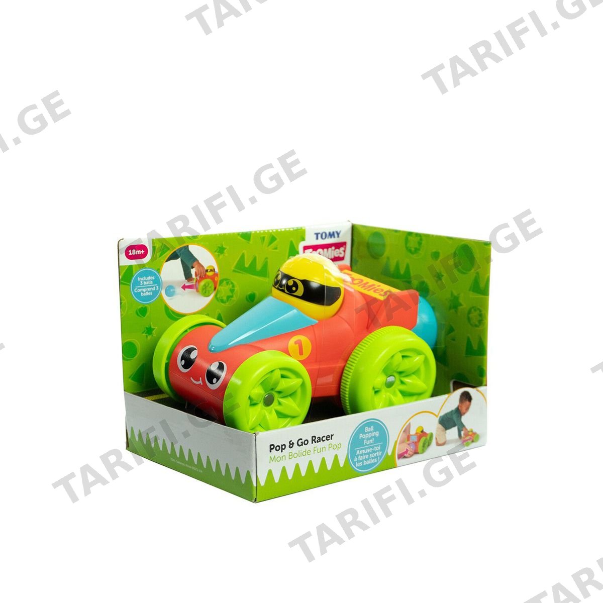 ჩვილის სათამაშო Pop & Go Racer Tomy Toomies-414844