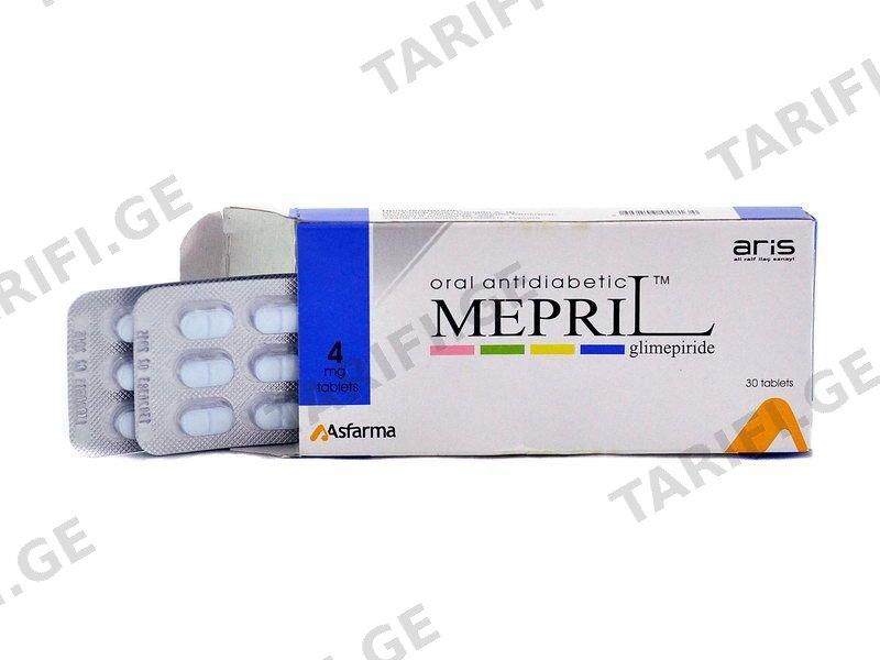 მეპრილი 4 მგ 30 ტაბლეტი