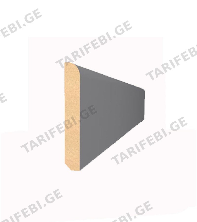 ლამინ. იატაკის პლინტუსი MDF 12*100*2800 SPR-9011 #8557 GARDENYA FINISH მწარ. AGT