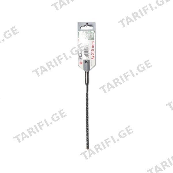 ბეტონის ბურღი 8X210 მმ ჯვარედინი SDS+ GRONE