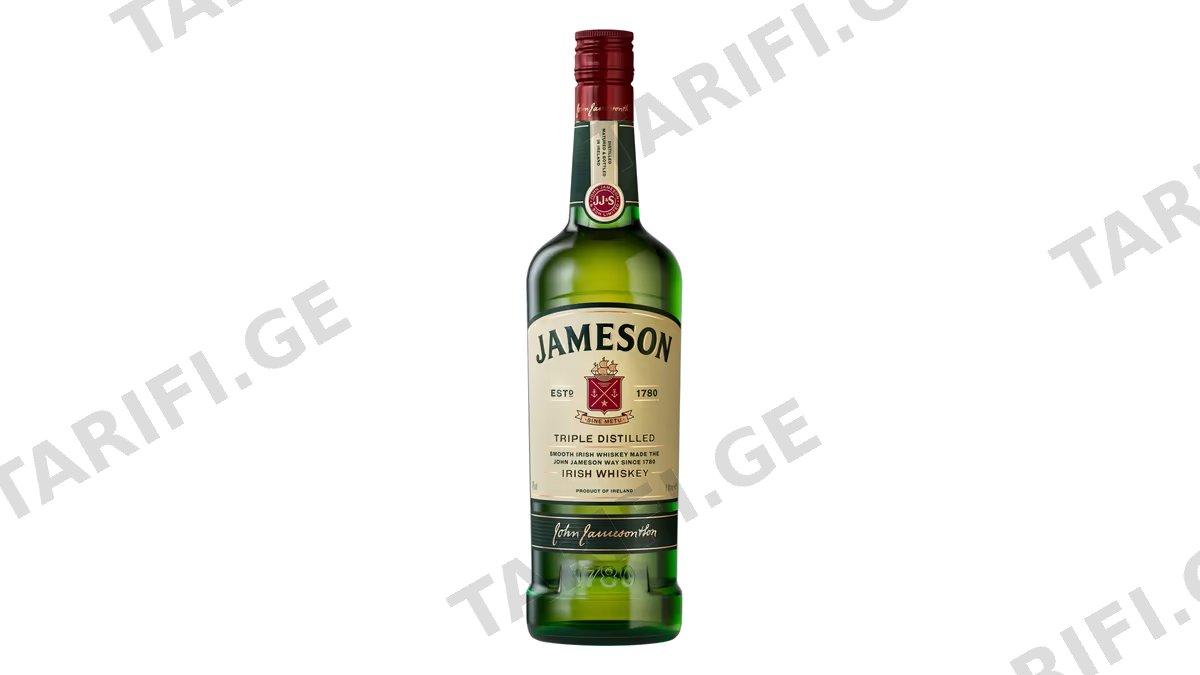 John Jameson 1 L 40 % - ვისკი ჯონ ჯეიმსონი