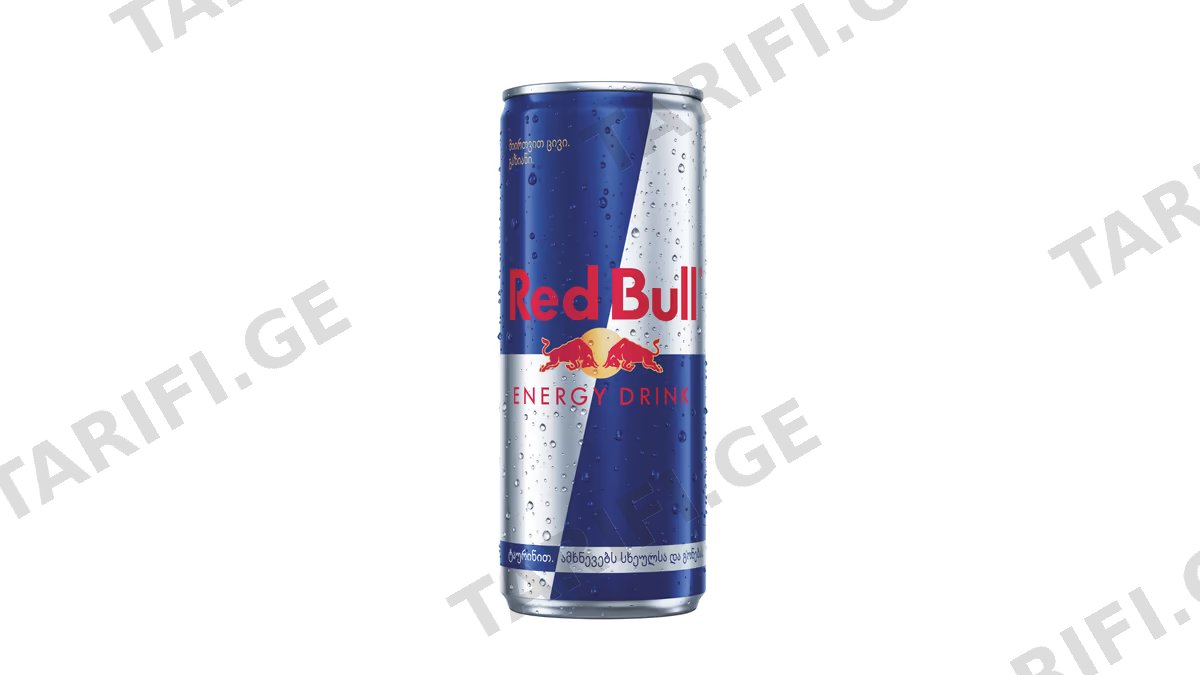 Red Bull ენერგეტიკული სასმელი, 250მლ