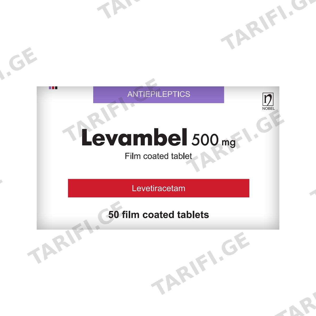 ლევამბელი - Levambel 500მგ 50 ტაბლეტი