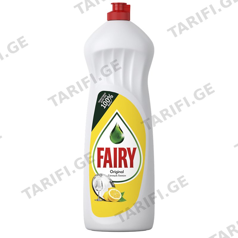 ჭურჭლის სარეცხი სითხე FAIRY LEMON (1L)