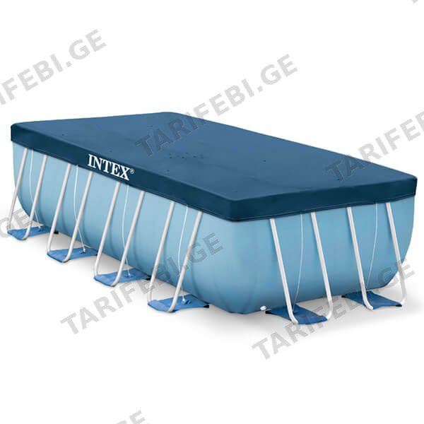 კარკასული აუზის ტენტი Intex 28037 Copripiscina Rettangolare 400x200 cm