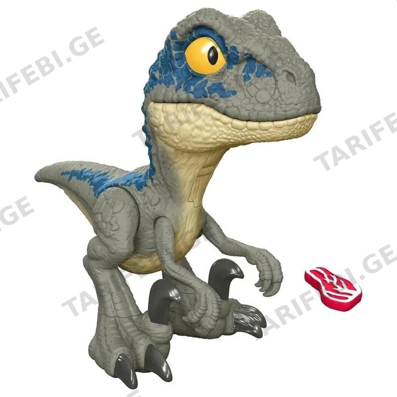 სათამაშო ფიგურა დინოზავრი MATTEL HVB44 JW MEGA ROAR BLUE