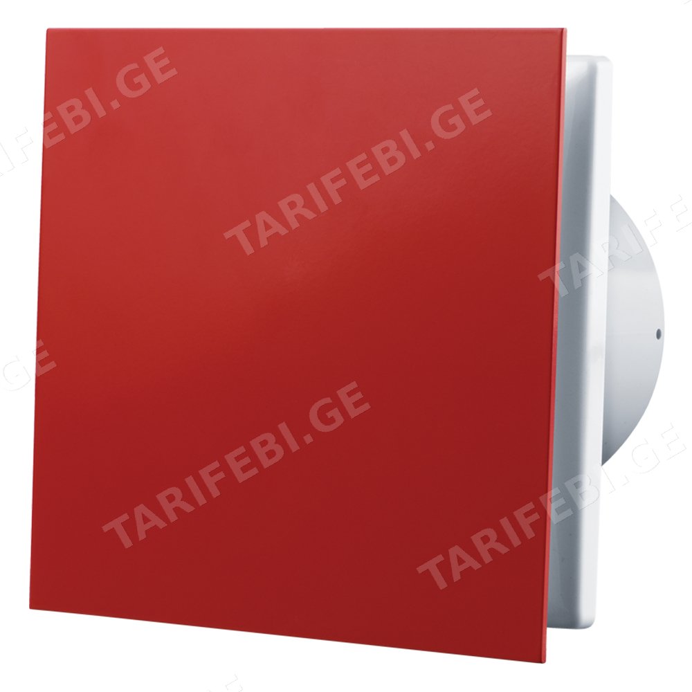 გამწოვი ვენტილატორი Domovent 125 Solid Red