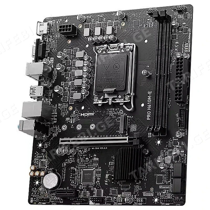 დედაპლატა MSI PRO H610M-E LGA1700 INTEL H610 MATX