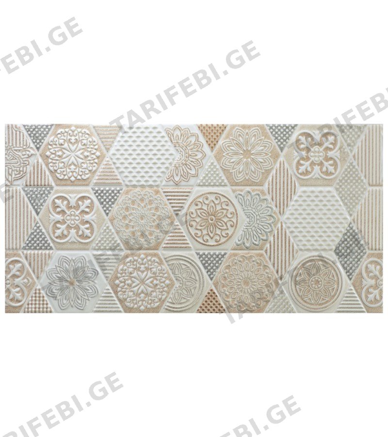 კერამიკ. ფილა #0503 UNICER CREAM DECOR 30*60
