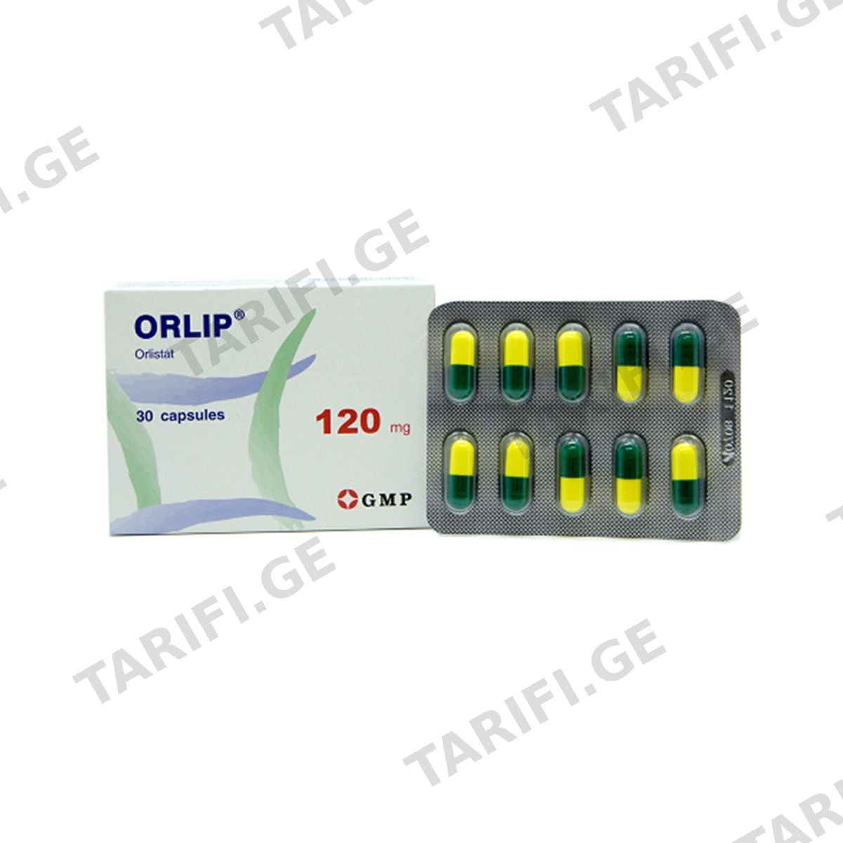 ორლიპი - Orlip 120მგ 30 კაფსულა