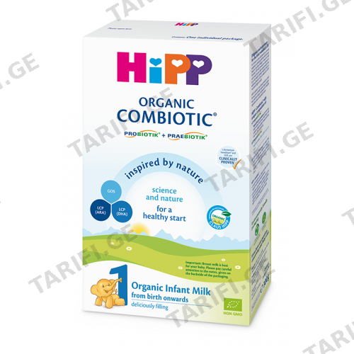 ჰიპი - რძე კომბიოტიკი 1 /0თვ+/ 300გრ 2043-M/2012 Hippi-1 probiotic plus