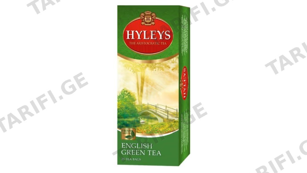 Hyleys ჩაი მწვანე ერთჯერადი 25ც