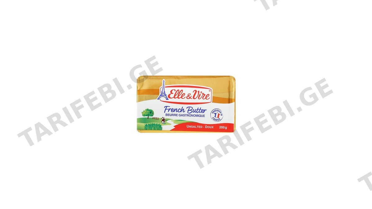 Elle & Vire კარაქი ფრანგული 200გრ