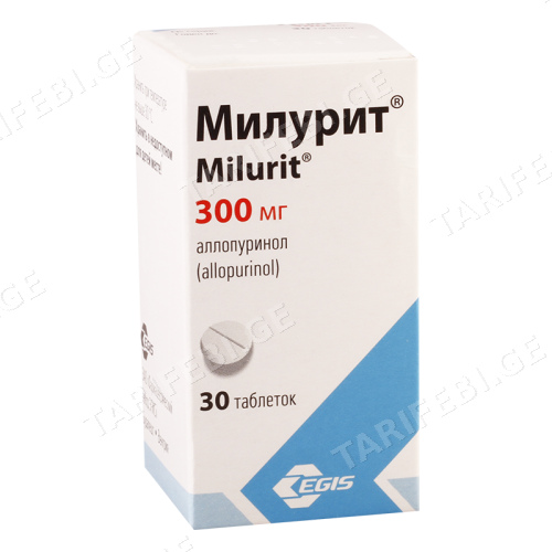 მილურიტი ტაბლეტი 300მგ #30