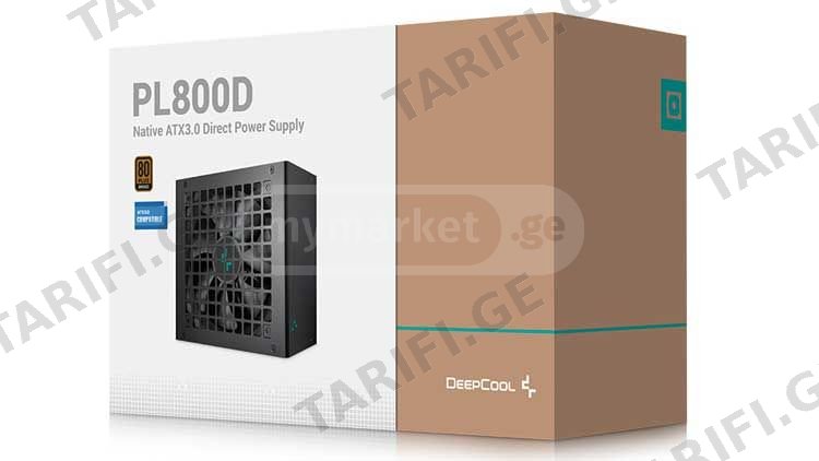 კვების ბლოკი DeepCool PL800D 800W 80Plus Bronze