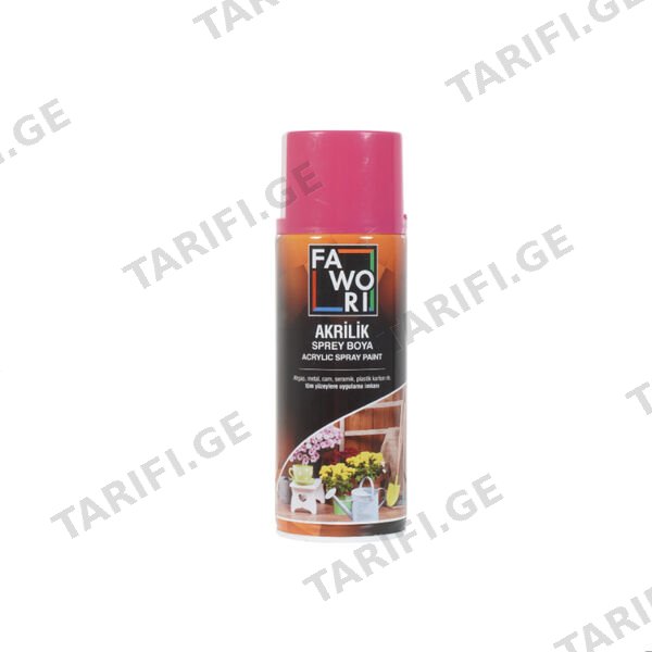 საღებავი სპრეი AKR. SPREY RAL 4010 ვარდისფერი 400ML FAWORI