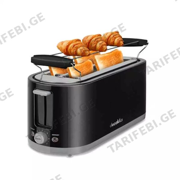 ტოსტერი 4-იანი 1400W (KETS011B) Decakila