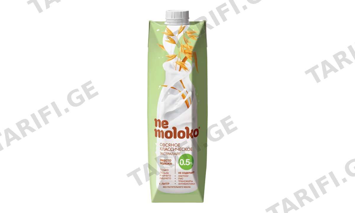 შვრიის სასმელი "Nemoloko" 0.5% 1ლ