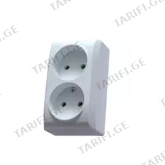 როზეტი OSPEL 2 60x100x40 თეთრი