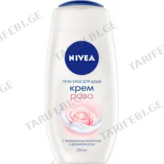 შხაპის გელი Nivea ვარდი 250 მლ