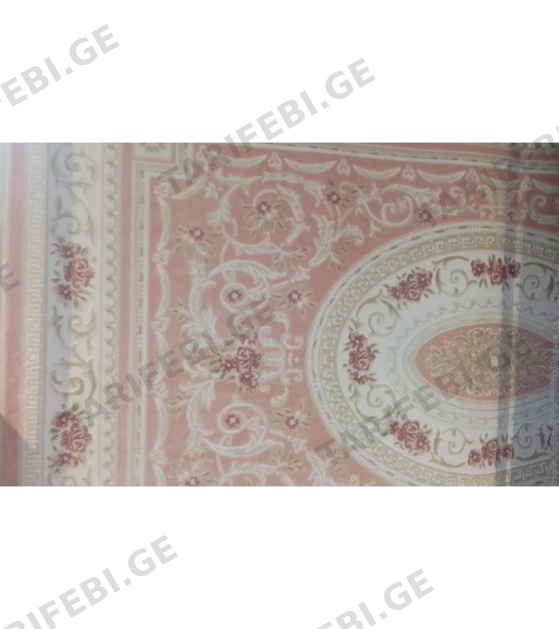 CIHANGIR - ხალიჩა 200*290 (5.8მ2) #P0937 ფერი. L.PINK / L.PINK მწარ. FESTIVAL