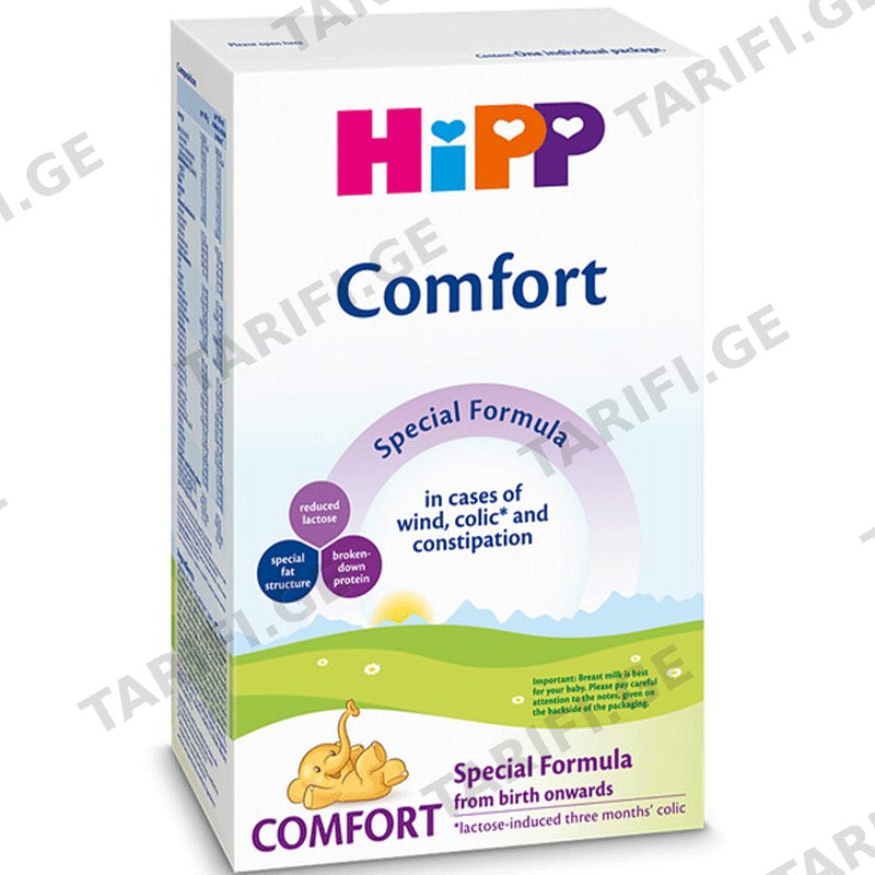 HiPP COMFORRT (კომფორტი კომბიოტიკით, დაბადებიდან, 300 GR)