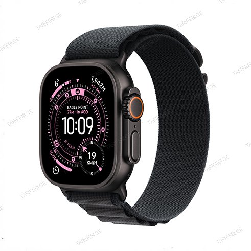 Apple Watch Ultra 3 GPS + Cellular 49mm Black Titanium Case with Black Alpine Loop – Medium