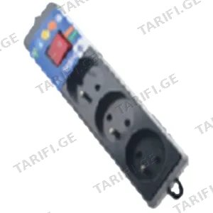 Ingelec 4 Socket with Switch 1.5m Black (1713/1N)