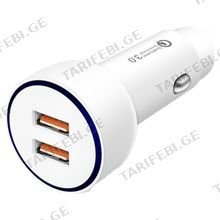 EBS 6Q3 2 x USB მანქანის დამტენი
