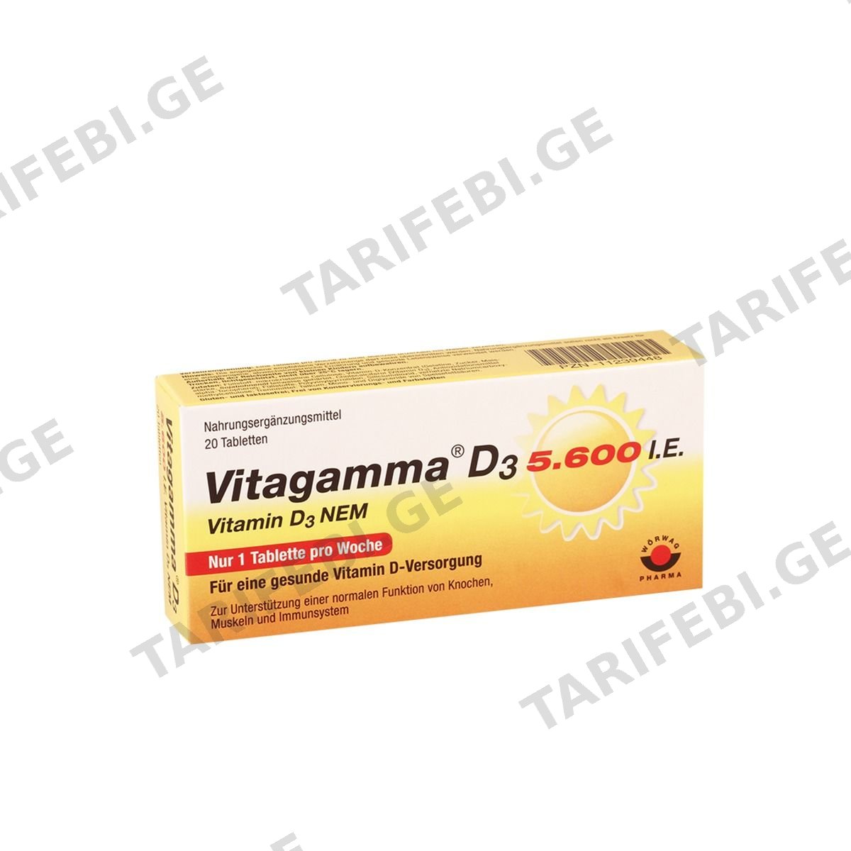 ვიტაგამა D3 - Vitagamma D3 5600სე 20 ტაბლეტი