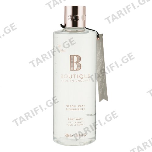 გრეის კოული BOUTIQUE - შხაპის გელი ნეროლი/მსხალი/ჯინჯერი 500მლ