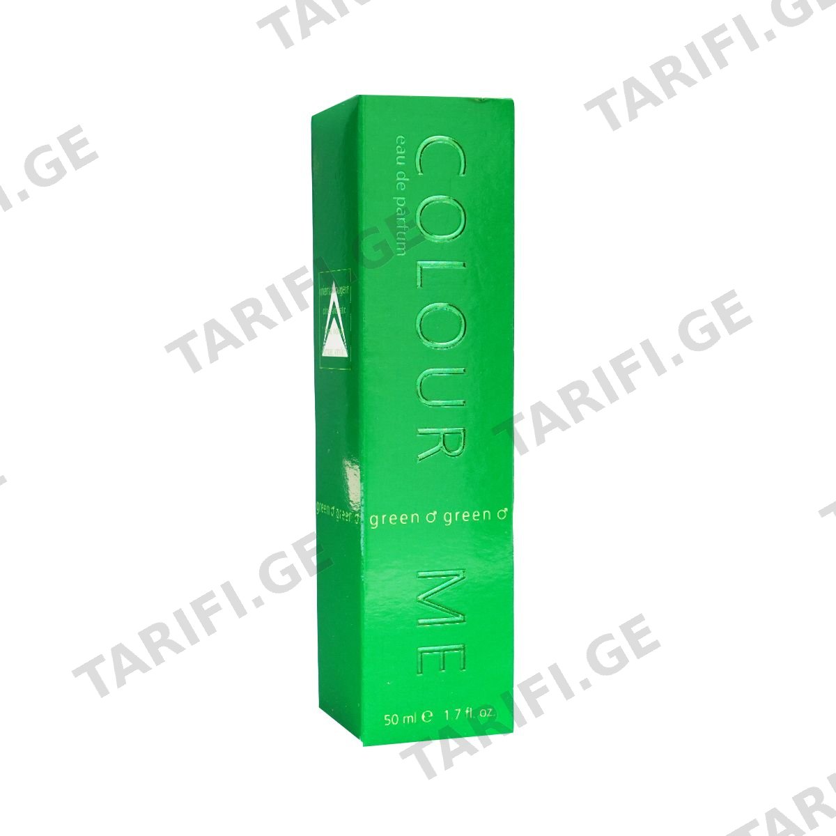 პარფიუმი COLOUR ME Green 50 მლ 9342 მილტონი - Milton