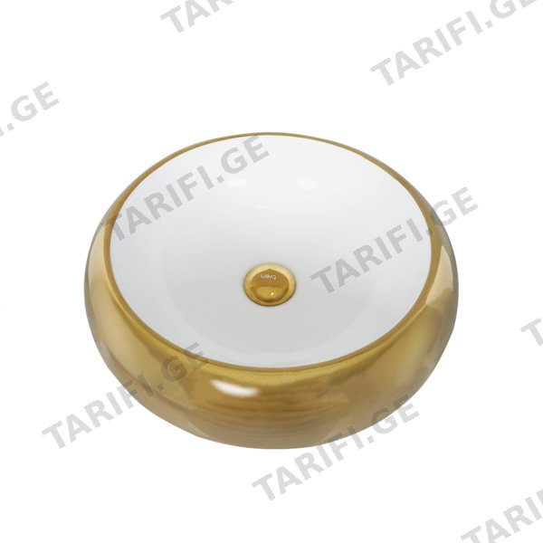 დასადები ხელსაბანი WASHBASIN 46cm GOLD (FALG04601FD0G2SZ0-K, YLLSS00TPGCC)