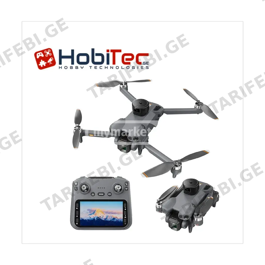 New AE51 Dual Camera 4K HD GPS Drone Screen Remote Control B