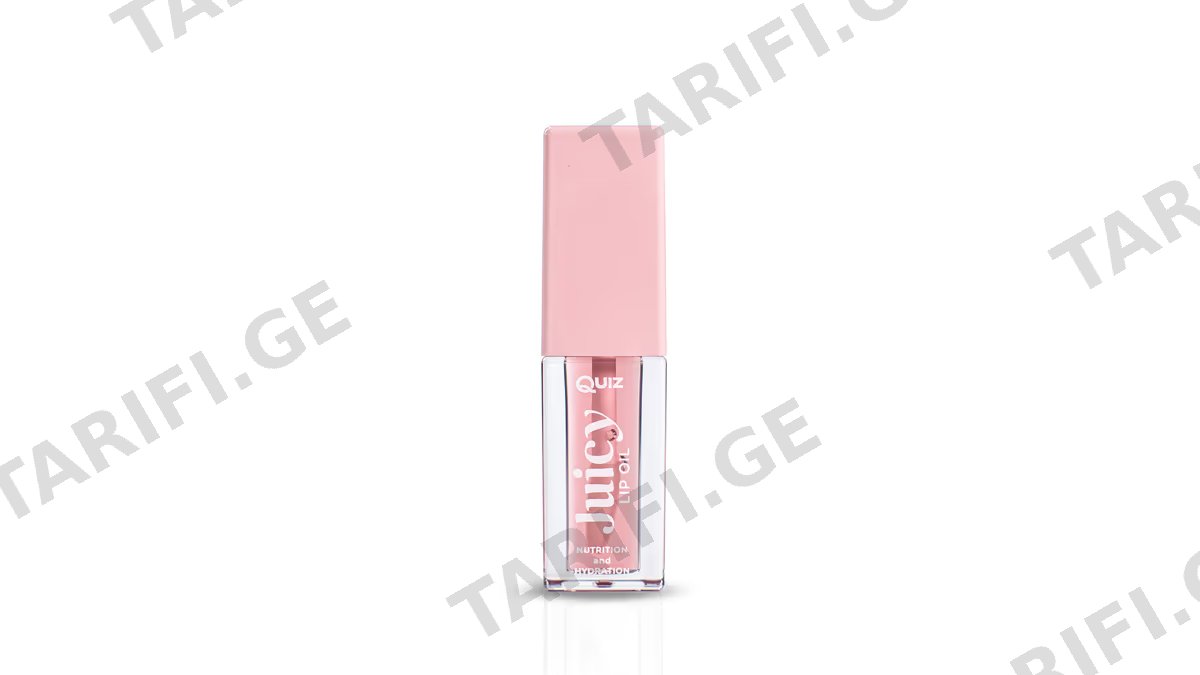 ქუიზი ტუჩის ზეთი 1615 Lip Oil ნუშის აღმდგენი, მბზინავი 5გრ *