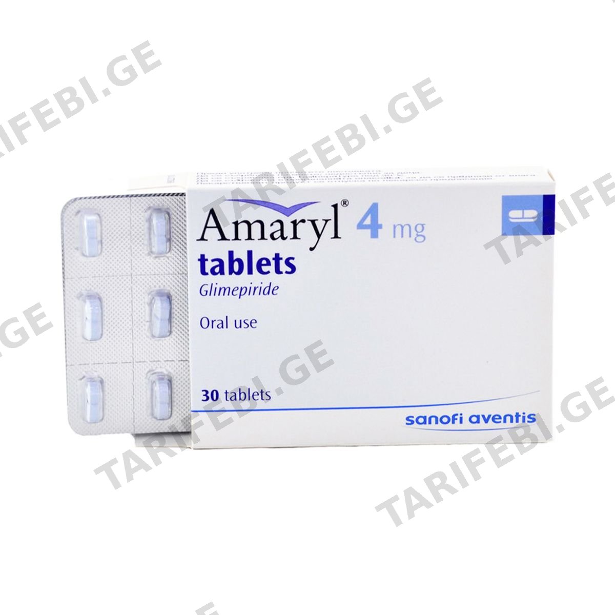 Amaryl - ამარილი 4 მგ. 30 ტაბლეტი