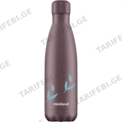 ფოლადის თერმული ბოთლი MINILAND BOTTLE FLOWERS (500 ML)