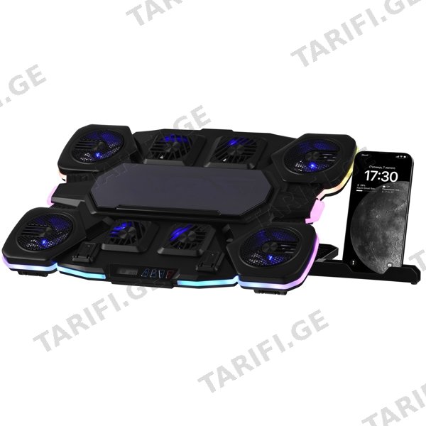 ნოუთბუქის გამაგრილებელი 2E 2E-CPG-012, LAPTOP COOLING STAND, BLACK