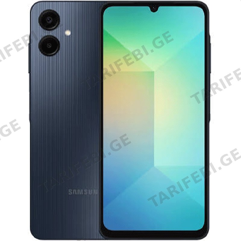 მობილური ტელეფონი SAMSUNG GALAXY A065FD A06 (6.7", 4GB/64GB) BLACK