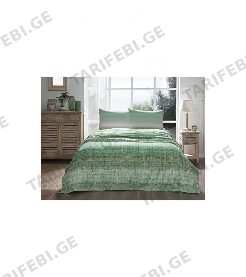 თეთრეულის ნაკრები RANFORCE PIKE 1-საწ. ფერი YESIL WEAVE მწარ. OZDILEK