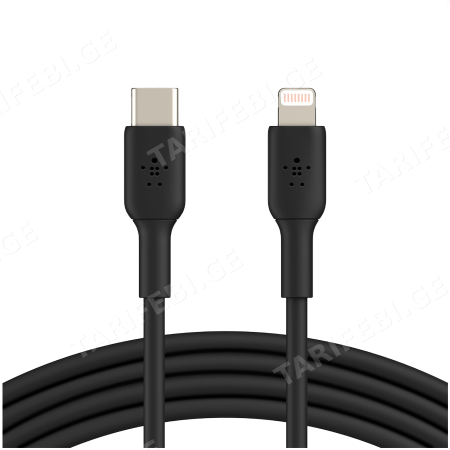 BELKIN Lightning to USB-C Cable PVC, 1M, Black