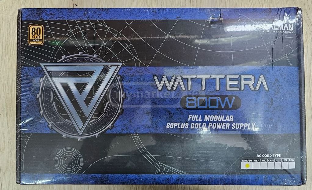 ZALMAN 800W 80+ GOLD full modular ახალი